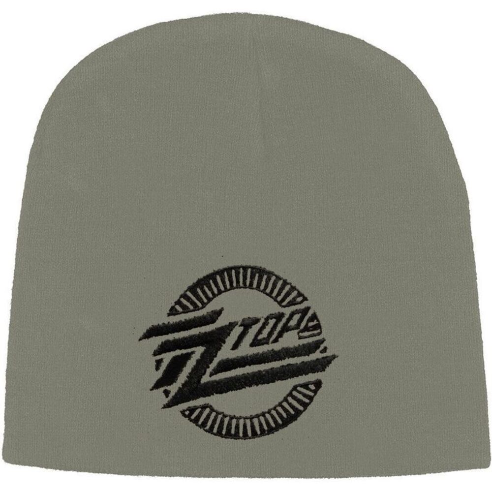 ZZ Top Unisex Adult Circle Logo Beanie / Gray